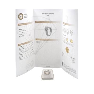 INEL DIN AUR ALB 18K CU DIAMANT CENTRAL DE 1.5CT_124878