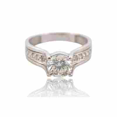 INEL DIN AUR ALB 18K CU DIAMANT CENTRAL DE 1.5CT_124878