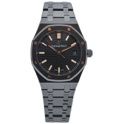 AUDEMARS PIGUET ROYAL OAK SELFWINDING 34 BLACK CERAMIC&TITANIUM REF: 77350CE.OO.1266CE.01