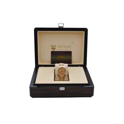 ROLEX DATEJUST 36 TWO TONE CHAMPAGNE DIAL JUBILEE AUTOMATIC 1990 REF: 16233