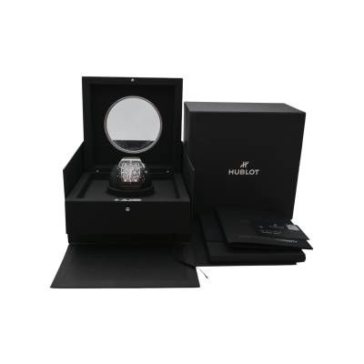 HUBLOT SPIRIT OF BIG BANG 42 SKELETONIZED TITANIUM BOX+PAPERS AUTOMATIC REF: 641.NM.0173.LR