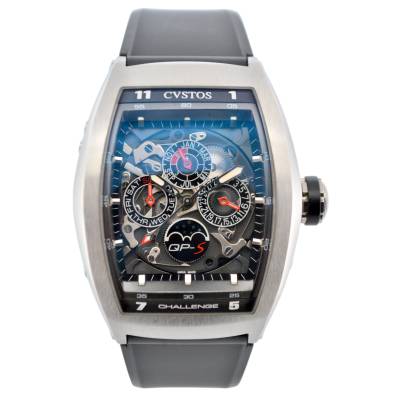 CVSTOS CHALLENGE QP-S PERPETUAL 41MM SKELETON STEEL LTD ED REF: CVQPTNSTGR