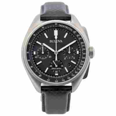 BULOVA LUNAR PILOT SPECIAL EDITION MOON APOLLO 45MM STEEL QUARTZ REF: 96B251