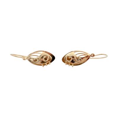CERCEI AUR GALBEN 14K