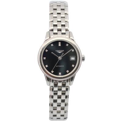 LONGINES FLAGSHIP 26MM BLACK DIAMOND DIAL BOX+PAPERS 2018 REF: L4.274.4.57.6