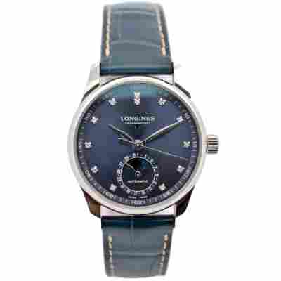 LONGINES MASTER COLLECTION 34MM STEEL BLUE BOX+PAPERS 2024 REF: L2.409.4.97.0