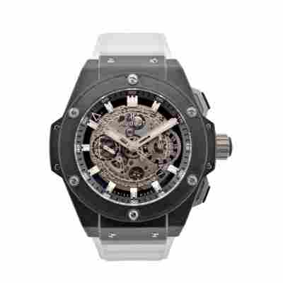HUBLOT KING POWER UNICO BLACK MAGIC 48 TITANIUM&CERAMIC BOX+PAPERS 2013 REF: 701.CI.0170.RX