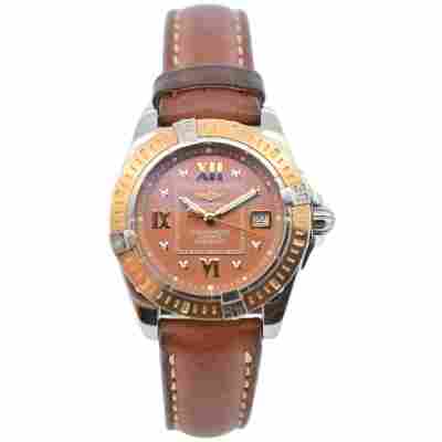 BREITLING GALACTIC COCKPIT LADY 32MM TWO TONE DIAMONDS BRONZE REF: D71356