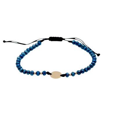 BRATARA PE SNUR SU AUR GALBEN 14K