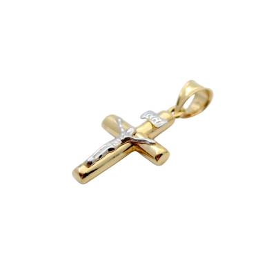 PANDANT IN FORMA DE CRUCE DIN AUR 14K
