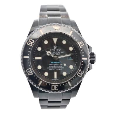 ROLEX SEA-DWELLER DEEPSEA BAMFORT 44 PDV COATING STEEL OYSTER AUTOMATIC REF: 116660   