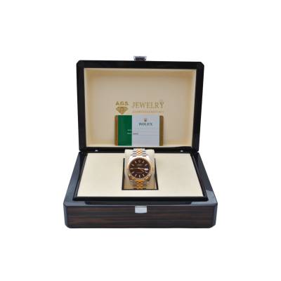 ROLEX DATEJUST 41 TWO TONE BLACK DIAL JUBILEE 2018 AUTOMATIC REF: 126333 