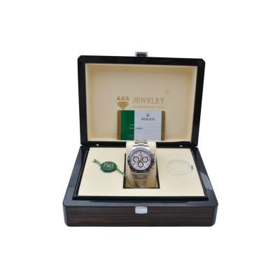 ROLEX DAYTONA COSMOGRAPH PANDA 40 CERAMIC OYSTER STEEL 2019 STICKERS REF: 116500LN 