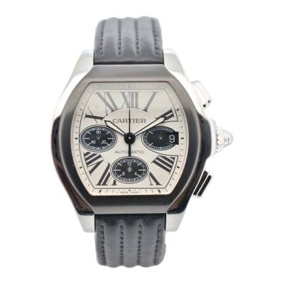 CARTIER ROADSTER CHRONOGRAPH 44X50MM STAINLESS STEEL BOX+PAPERS 2015 REF: 3405