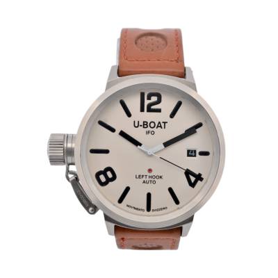 U-BOAT LEFT HOOK STAINLESS STEEL 50MM REF: U ST2552/50
