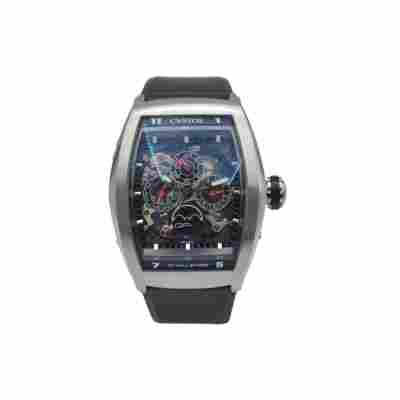 CVSTOS CHALLENGE QP-S PERPETUAL 41MM SKELETON STEEL LTD ED REF: CVQPTNSTGR