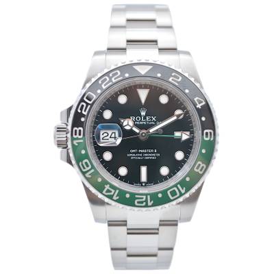 ROLEX GMT MASTER II SPRITE 40 OYSTERSTEEL GREEN BEZEL BOX+PAPERS 2025 REF: 126720VTNR