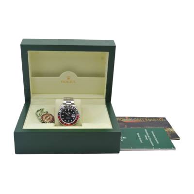 ROLEX GMT MASTER II COKE 40 OYSTERSTEEL BLACK&RED BEZEL 1994 AUTOMATIC REF: 16710