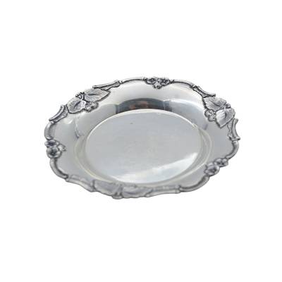 FARFURIOARA CU ELEMENTE DECORATIVE FLORALE DIN ARGINT 900