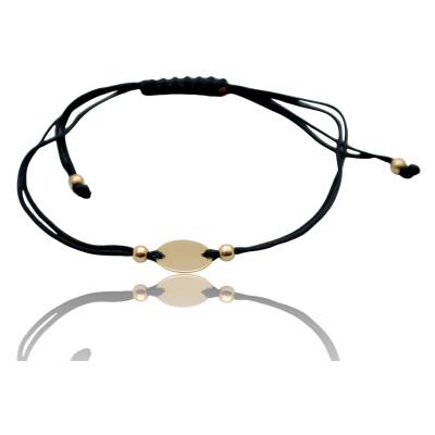 BRATARA PE SNUR CU AUR GALBEN 14K_132280