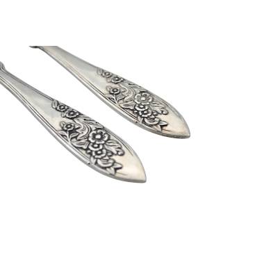 SET DE DOUA CUTITE DIN ARGINT 800 CU ELEMENTE FLORALE 