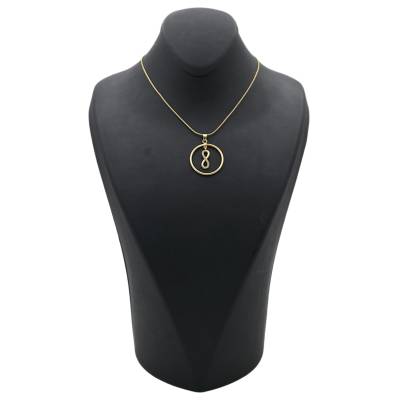 LANT SI PANDANT CU INIFINIT DIN AUR GALBEN 14K_132785