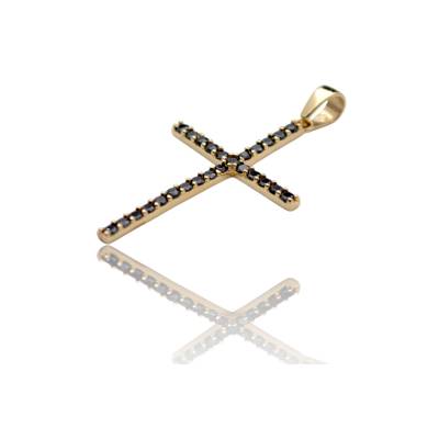PANDANT IN FORMA DE CRUCE DIN AUR GALBEN 14K_132597