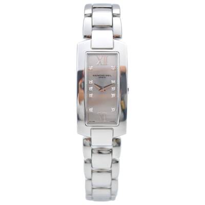 RAYMOND WEIL SHINE 19x44MM SILVER DIAMOND DIAL STAINLESS STEEL QUARTZ REF: 1500.ST00685