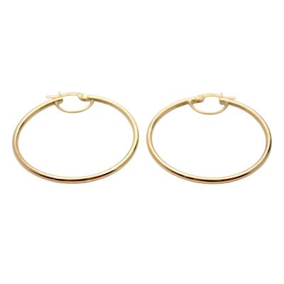 CERCEI ROTUNZI DIN AUR GALBEN 14K_132616