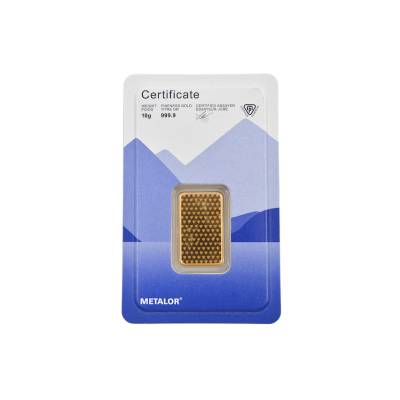 LINGOU DIN AUR METALOR 10 GR PURITATE 999.9 (24K)