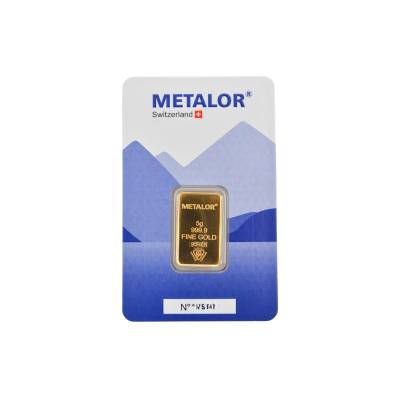 LINGOU DIN AUR METALOR 5 GR PURITATE 999.9 (24K)