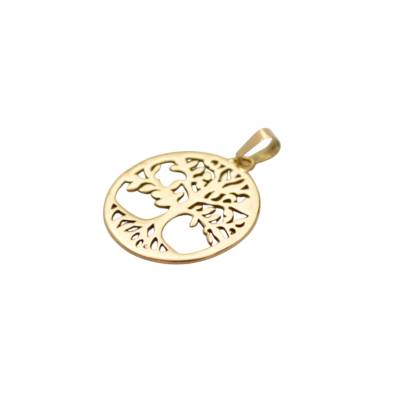 PANDANT CU MODEL COPACUL VIETII DIN AUR GALBEN 14K_131525