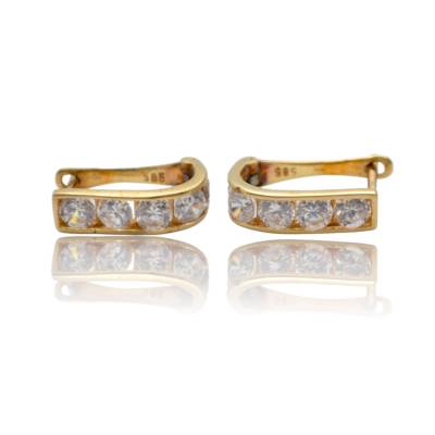 CERCEI AUR GALBEN 14K_131696