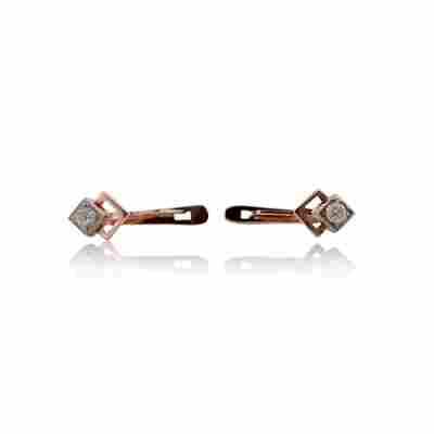 CERCEI AUR ROZ 14K_123622