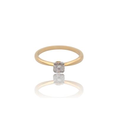 INEL DIN AUR GALBEN 18K CU DIAMANT NATURAL_134851