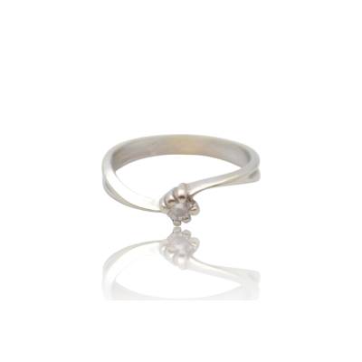 INEL DIN AUR ALB 14K CU DIAMANT NATURAL_134537