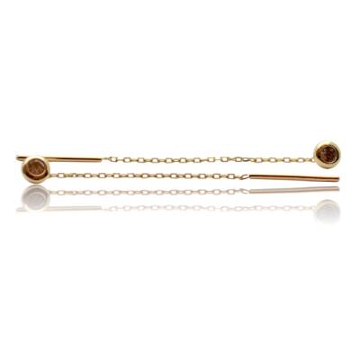 CERCEI LUNGI DIN AUR GALBEN 14K_131786