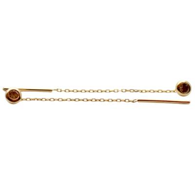 CERCEI LUNGI DIN AUR GALBEN 14K_131786