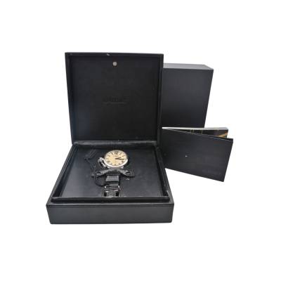 U-BOAT CLASSICO Z 53 AS 2 STEEL 53MM CHAMPAGNE BOX+PAPERS 2008 AUTOMATIC REF: 5570 - 5571
