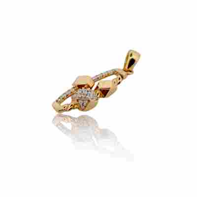 PANDANT AUR GALBEN 14K_123955