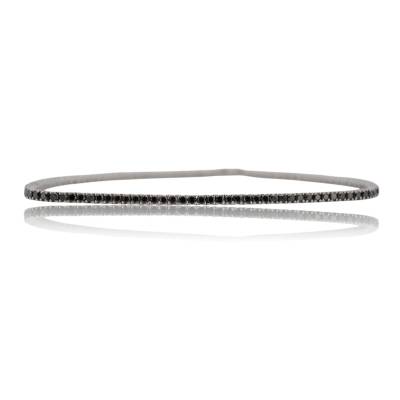 BRATARA TENIS AUR ALB 18K CU DIAMANTE NATURALE _117864