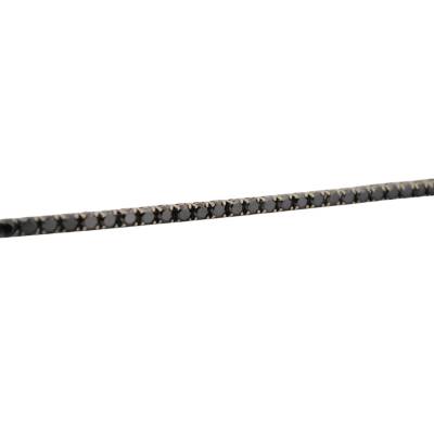 BRATARA TENIS AUR GALBEN 18K CU DIAMANTE NATURALE NEGRE_118381