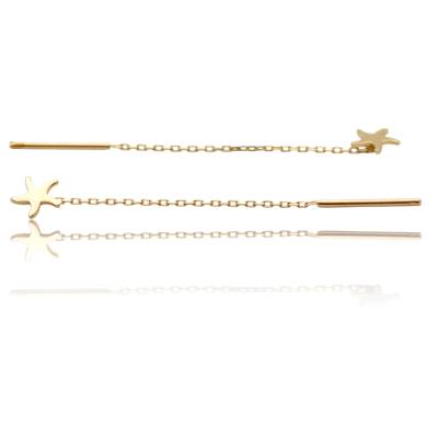 CERCEI LUNGI DIN AUR GALBEN 14K_131549