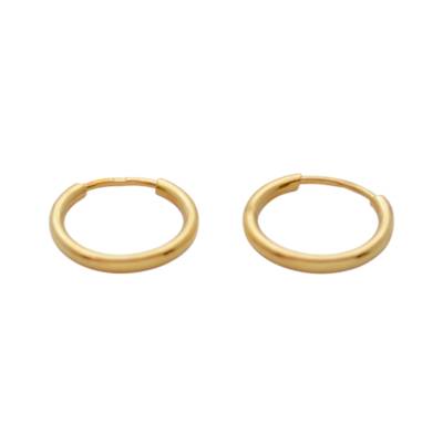 CERCEI ROTUNZI DIN AUR GALBEN 14K_131808