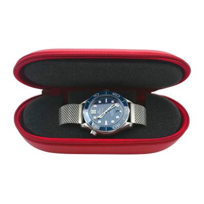 OMEGA SEAMASTER DIVER 300M 42 STEEL BLUE DIAL TRAVEL CASE AUTOMATIC REF: 210.30.42.20.03.001