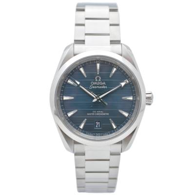 OMEGA SEAMASTER AQUA TERRA MASTER CHRONOMETER 38 STEEL BLUE DIAL REF: 220.10.38.20.03.001