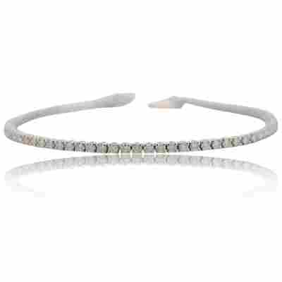 BRATARA TENIS DIN AUR ALB 18K CU DIAMANTE NATURALE_125760