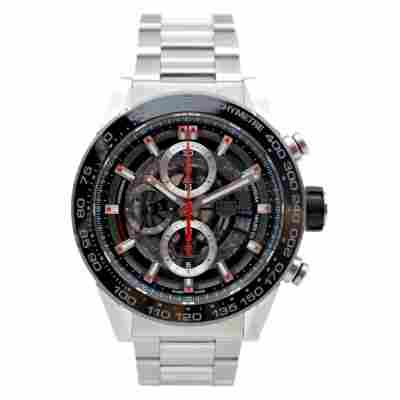 TAG HEUER CARRERA CALIBRE HEUER 01 45MM STEEL FULL SET 2019 REF: CAR2A1W-0