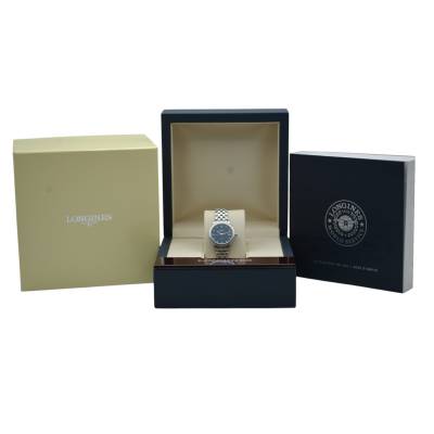 LONGINES FLAGSHIP 26MM BLACK DIAMOND DIAL BOX+PAPERS 2018 REF: L4.274.4.57.6