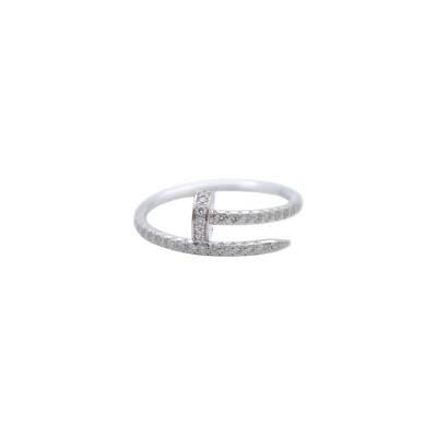 INEL CARTIER JUST ON CLOU DIN AUR ALB 18K CU DIAMANTE NATURALE